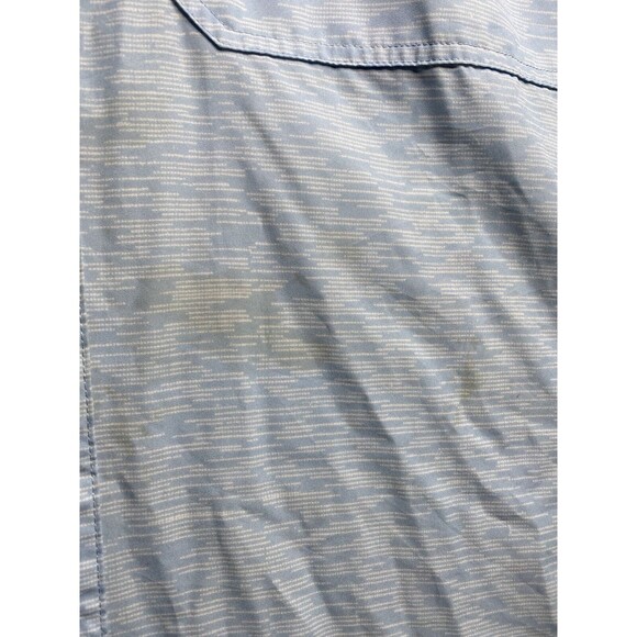 Mens Simms Button Up Fishing Short Sleeve Shirt Lightweight Large - Picture 7 of 16